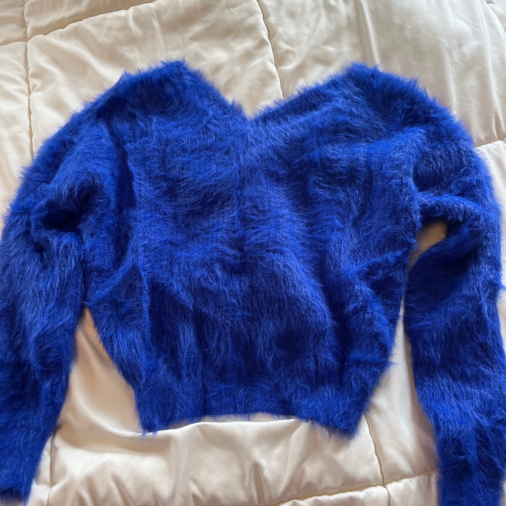 Women’s boutique royal blue sweater